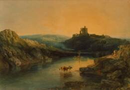 Château de Norham : Matin (Joseph Mallord William Turner) - Muzeo.com