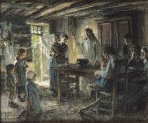 Chez les humbles (Léon Lhermitte) - Muzeo.com