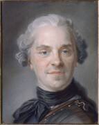 Hermann Maurice, comte de Saxe (1696-1750) (Quentin de La Tour) - Muzeo.com