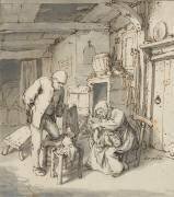 Intérieur de paysans (Adrien van Ostade) - Muzeo.com