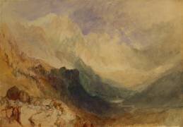 Une vallée alpine (Joseph Mallord William Turner) - Muzeo.com