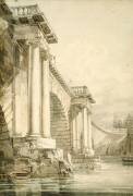 Vieux pont Blackfriars (Joseph Mallord William Turner) - Muzeo.com
