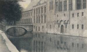 A Souvenir of Flanders (A Canal) (Fernand Khnopff) - Muzeo.com