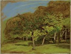 Arbres fruitiers (Claude Monet) - Muzeo.com