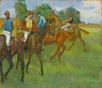 Avant la course (Edgar Degas) - Muzeo.com