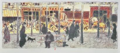 Boulevard parisien (Pierre Bonnard) - Muzeo.com
