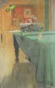 Brita au piano (Carl Larsson) - Muzeo.com