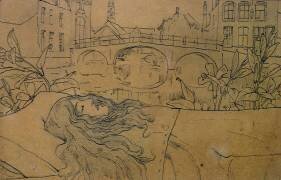 Bruges, The Death (Fernand Khnopff) - Muzeo.com