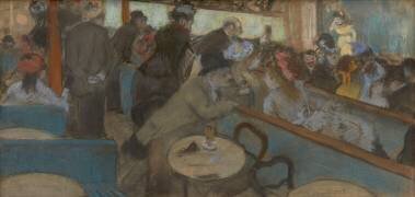 Café-Concert (Les spectateurs) (Edgar Degas) - Muzeo.com