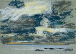 Ciel nuageux (Eugène Boudin) - Muzeo.com