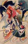 Composition avec personnage feminin (Wassily Kandinsky) - Muzeo.com
