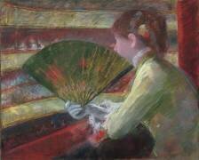 Dans la Loge (Mary Cassatt) - Muzeo.com