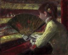 Dans le pavillon (Mary Cassatt) - Muzeo.com