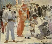 À la foire (Joaquin Sorolla y Bastida) - Muzeo.com