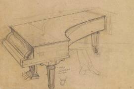 Etude d'un piano (Edgar Degas) - Muzeo.com