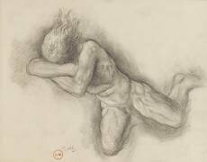 Etude pour Jupiter et Sémélé (Gustave Moreau) - Muzeo.com