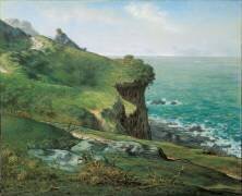 Falaises de Gréville (Jean-François Millet) - Muzeo.com
