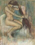 Femme se peignant (Pierre Georges Jeanniot) - Muzeo.com