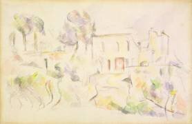 Groupe de maisons (Paul Cézanne) - Muzeo.com