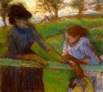La Conversation (Edgar Degas) - Muzeo.com