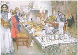 La veille de Noël (Carl Larsson) - Muzeo.com