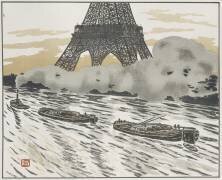 Les péniches (Henri Rivière) - Muzeo.com