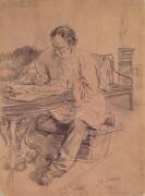 Lev Nikolaevich Tolstoï (Ilya Répine) - Muzeo.com