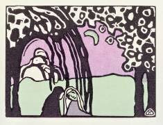 Lever de lune (Wassily Kandinsky) - Muzeo.com