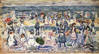 Low Tide (Maurice Brazil Prendergast) - Muzeo.com