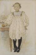 Martha Winslow en fille (Carl Larsson) - Muzeo.com