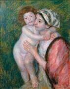 Mère à l'Enfant (Mary Cassatt) - Muzeo.com