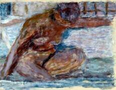 Nu accroupi (Pierre Bonnard) - Muzeo.com