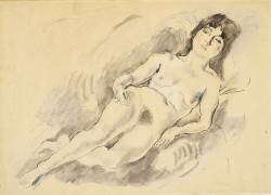 Nu couché (Jules Pascin) - Muzeo.com