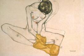 Nu Féminin (Egon Schiele) - Muzeo.com
