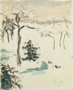 Paysage d'hiver (Pierre Bonnard) - Muzeo.com