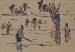 Pêcheurs de crevettes (Eugène Boudin) - Muzeo.com