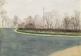 Route déserte (Léon Spilliaert) - Muzeo.com