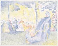 Sur les Champs-Élysées (Henri-Edmond Cross) - Muzeo.com