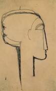 Tête de profil (Amedeo Modigliani) - Muzeo.com
