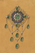 Trois boucles. Broche. (Léon Rouvenat) - Muzeo.com