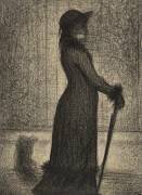 Une Elégante (Georges Seurat) - Muzeo.com