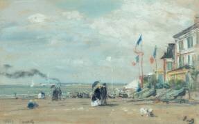 Vue de Trouville (Eugène Boudin) - Muzeo.com