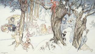 Winter Frolic (Arthur Rackham) - Muzeo.com
