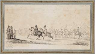 Champ de course (Hippolyte Flandrin) - Muzeo.com