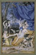 La reine Marie-Thérèse sous la figure de Diane et le repos de Diane aprés la chasse (Joseph Werner le Jeune) - Muzeo.com