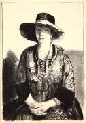 Le chapeau noir (George Wesley Bellows) - Muzeo.com