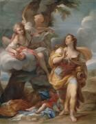 Agar et l'ange (Giuseppe Bartolomeo Chiari) - Muzeo.com