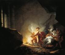 Orphée et Eurydice dans l'Hadès (Heinrich Friedrich Füger) - Muzeo.com