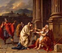 Bélisaire demandant l'aumône (Jacques-Louis David) - Muzeo.com