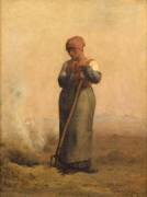 Brûleuse d'herbes (Jean-François Millet) - Muzeo.com